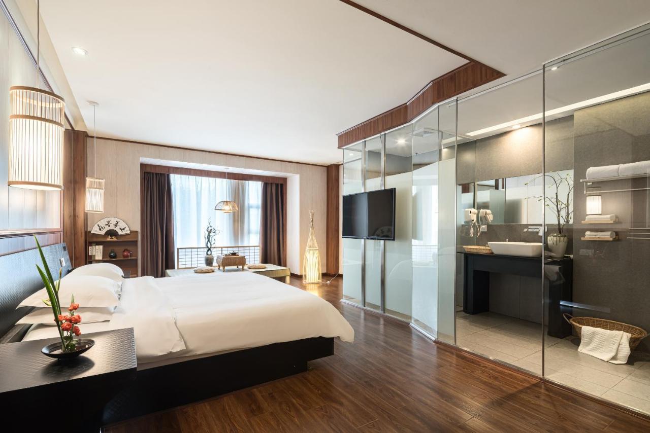 乐山上善居养心禅景酒店 Shangshan Zen Hotel Leshan Exteriör bild